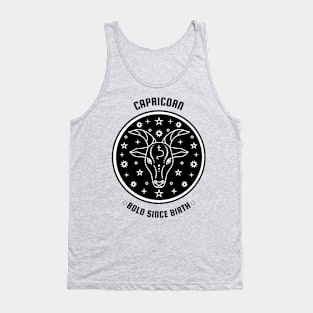 Capricorn ♑🐐 Bold Since Birth Zodiac Sign Astrological Sign Horoscope Tank Top